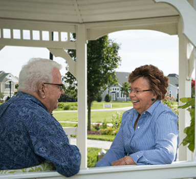 Seniors enjoying better social wellness by spending quality time together