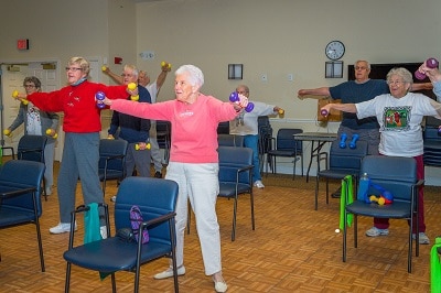 Seniors enjoying an active lifestyle and the benefits of healthy aging